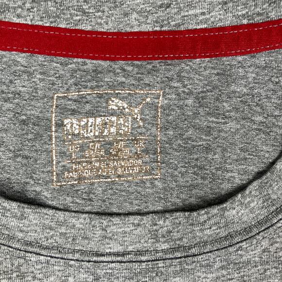 Puma T-Shirt Womens Large Gray DryCELL Athletic Moisture Wicking Performance Tee - Picture 2 of 6
